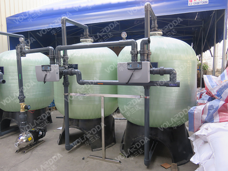 廣州晨興大型農村井水除鐵錳過濾設備